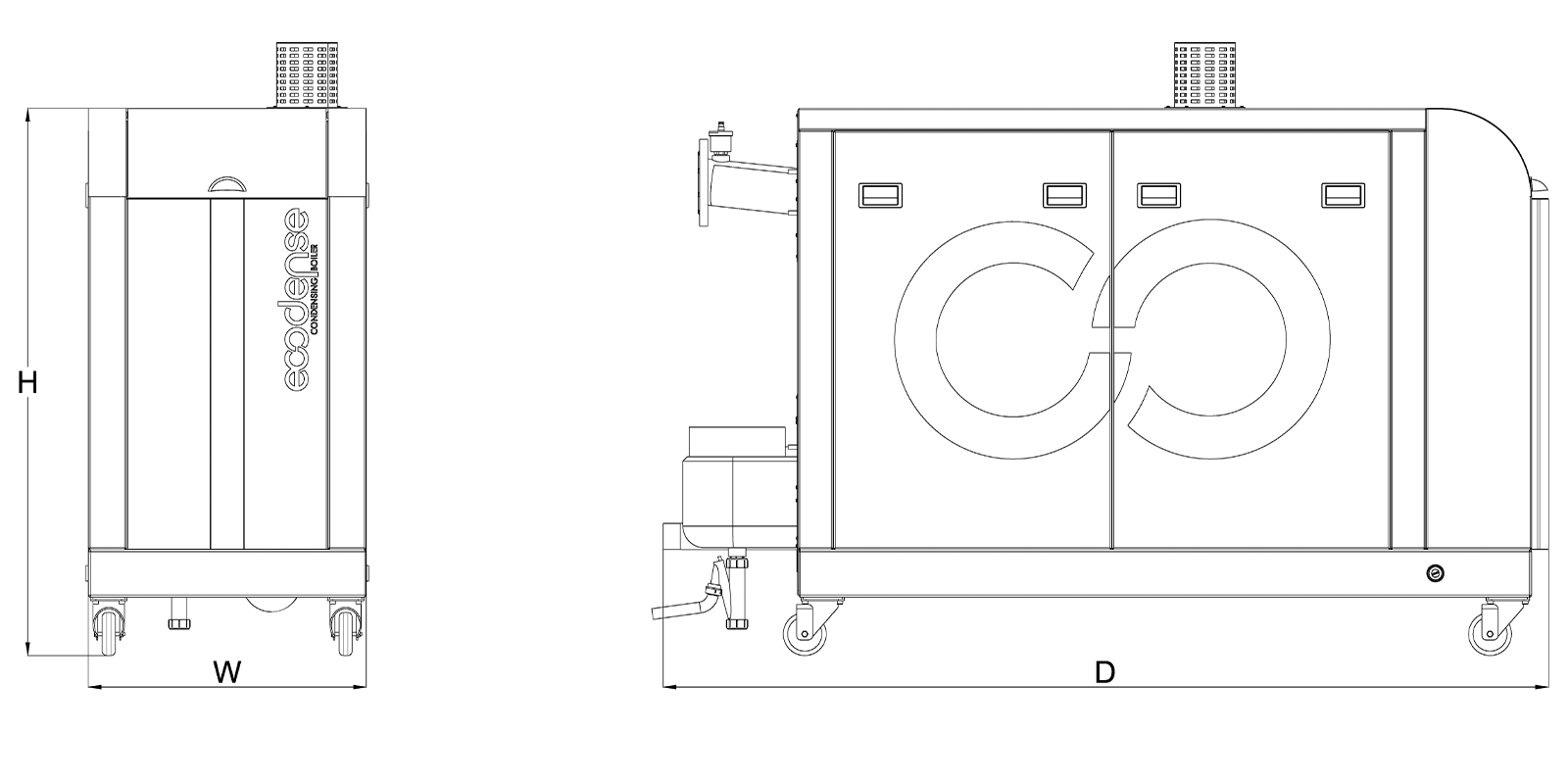 Серия FTC-X Plus Размеры