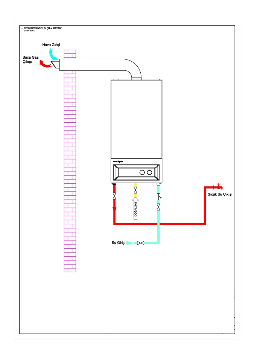 ECOECODENSE WT-S ONE HW LOW NOX ŞOFBEN - RADYATÖR DEVRE ŞEMASI