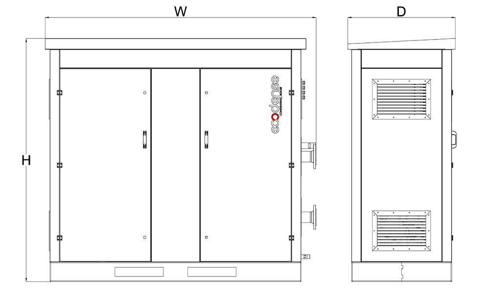 Серия Roof-TopРазмеры